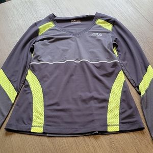 Fila long sleeve running shirt